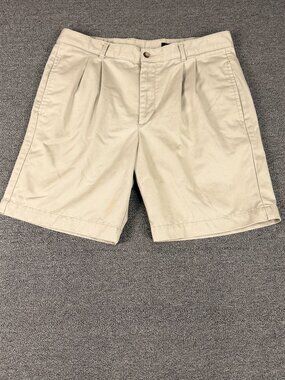 Greg Norman Khaki Golf Short Men's 34 Performance Lightweight